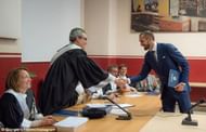 Chiellini receiving his Master's degree from the University of Turin